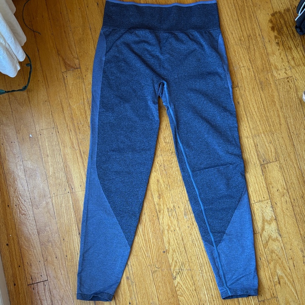 PINK Victoria's Secret Kids Two-Tone Blue Leggings